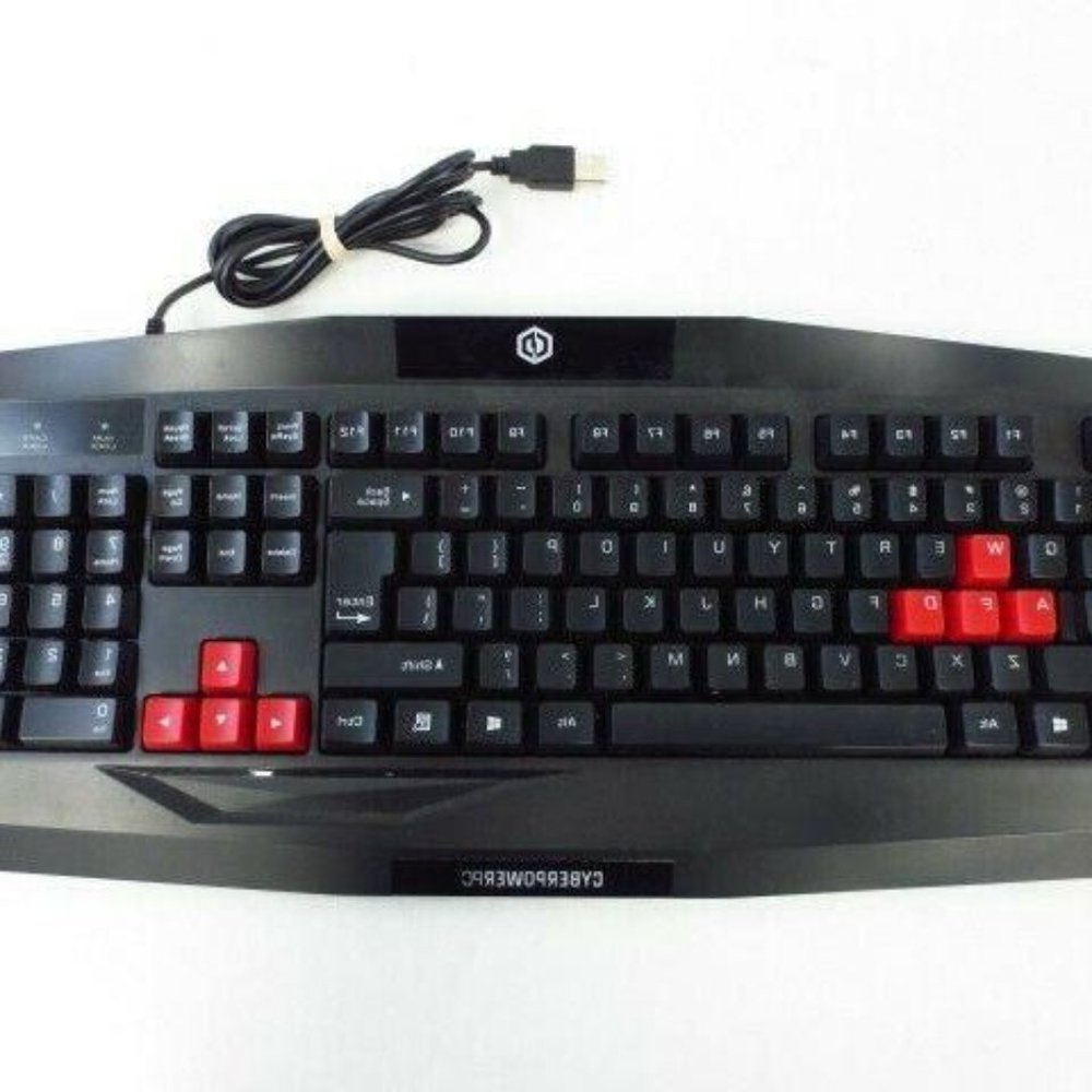 CYBERPOWER PC MULTIMEDIA KEYBOARD FOR GAMING -  USB - OPEN BOX!